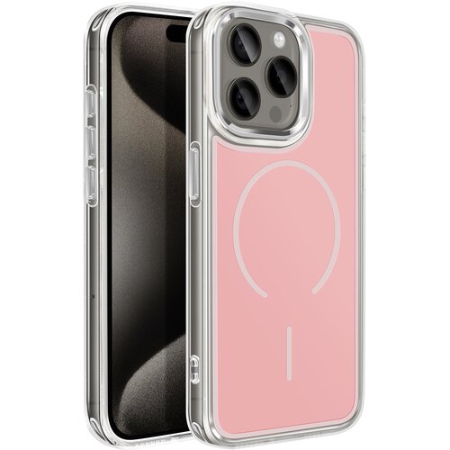 AVIZAR Ohi&scaron;je MagSafe za iPhone 15 Pro hibridna ojačana zasnova, Roza, (5000189571) Cene