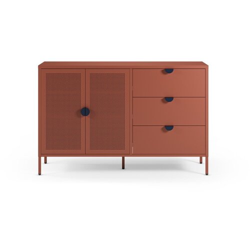 Marckeric Metalna komoda boja terakote 140x90x40 cm Sayla &amp;ndash; Slike
