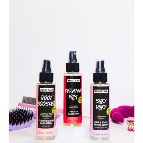 Beauty Jar Keratino Film keratinski sprej za tanku, iscrpljenu kosu 100 ml Slike