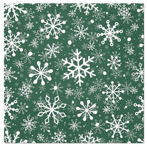 Salveta za dekupaž Christmas Snowflakes 1 kom Slike