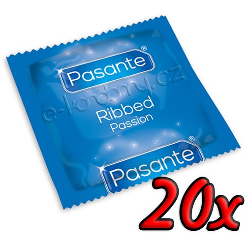 Pasante Ribbed Passion 20 pack Cene