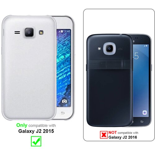  3x Oklepna folija, združljiva z Samsung Galaxy J2 2015 - Za&amp;scaron;čitna folija v visoka prosojnost - 3-pack Kaljeno za&amp;scaron;čitno steklo za zaslone s trdoto 9H in združljivostjo s 3D dotikom, (20548805) Slike