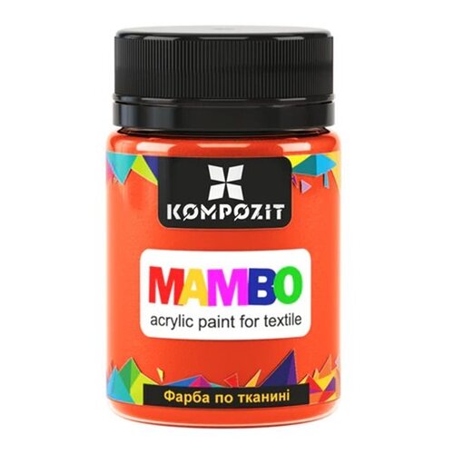 MAMBO Fluorescentna boja za tekstil i kožu 50 ml | 83 florescent orange Slike