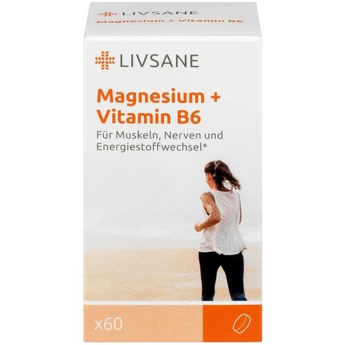LIVSANE Magnezijum+Vitamin B6 60 Tableta Slike