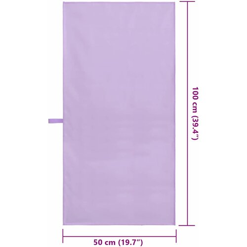  Sportski Ručnici 2 pcs Ljubičasta 100 x 50 cm Slike