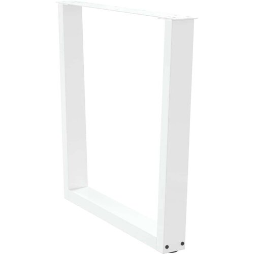  Noge blagovaonskog stola V-oblika 2 kom bijele 80x(72-73 3) cm Slike