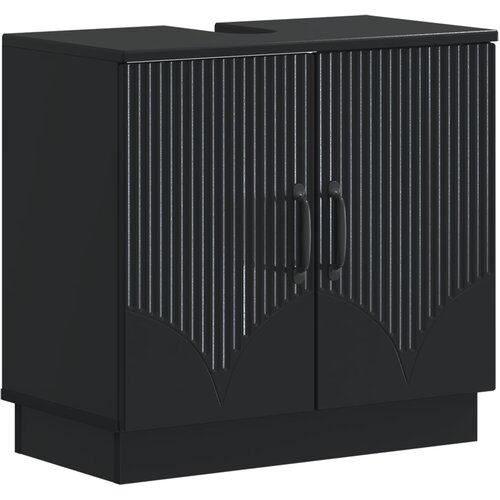  Kupaonski ormarić za sudoper HOORN Crna 59,5 x 31,5 x 56 cm Cijene