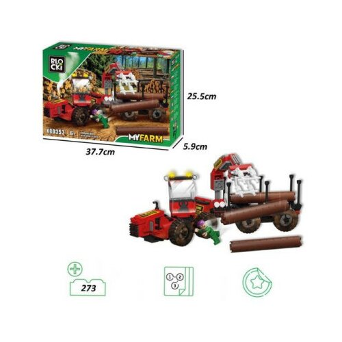Kocke blocki traktor sa dodacima 273pcs ( 76/0353 ) Slike