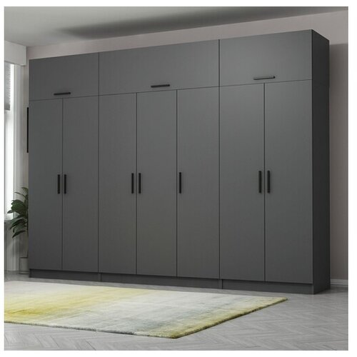 Hanah home Ormar Kale-5268, 315x255x52 cm, Antracit Cijene
