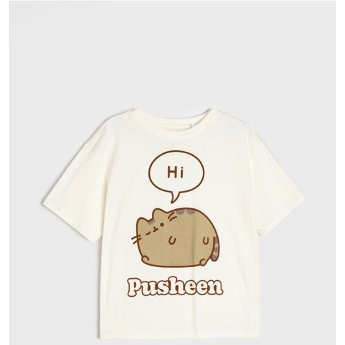 Sinsay Pamučna oversize majica s printom Pusheen the Cat Cijene