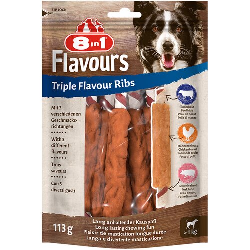 8in1 Triple Flavour Ribs žvečilne palčke - 6 kosov Cene