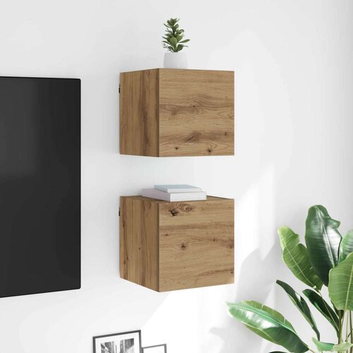 TV omarica Umetni hrast 30,5 x 30 x 30 cm Konstruiran les, (5000112607) Cene