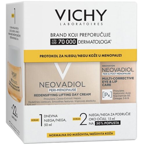 Vichy Winter promo, Neovadiol krema 50ml, normalna koža + Neovadiol krema za oči 15ml Cene
