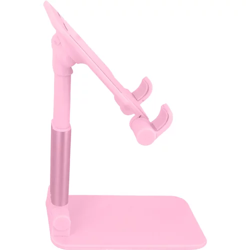AVIZAR Namizno stojalo za pametni telefon, nastavljivo po višini in kotu, zložljiva oblika - roza, (20631005)