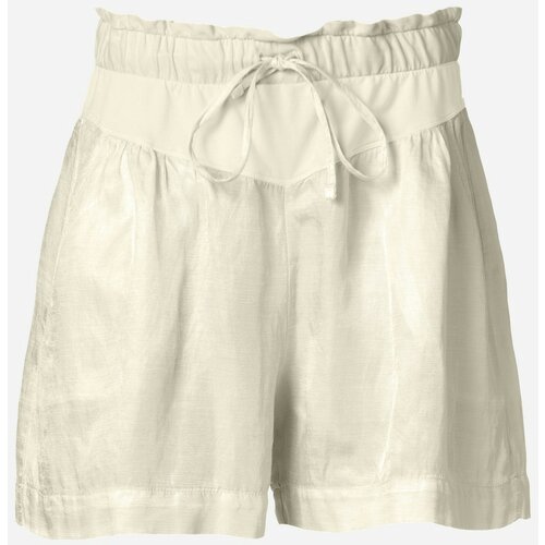 Deha combined linen shorts, ženski šorc, crna D83585 Slike
