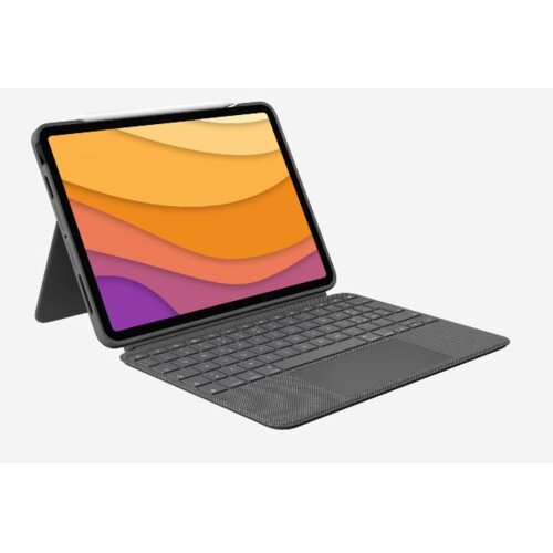Logitech Combo Touch QWERTY US Međunarodna Smart Connector Sivo Slike