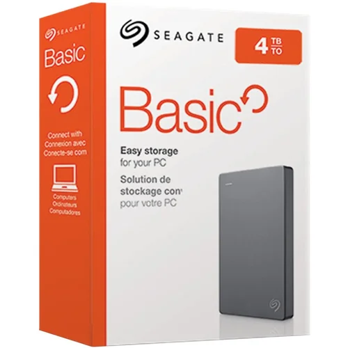 Seagate HDD External Basic (2.5’/4TB/USB