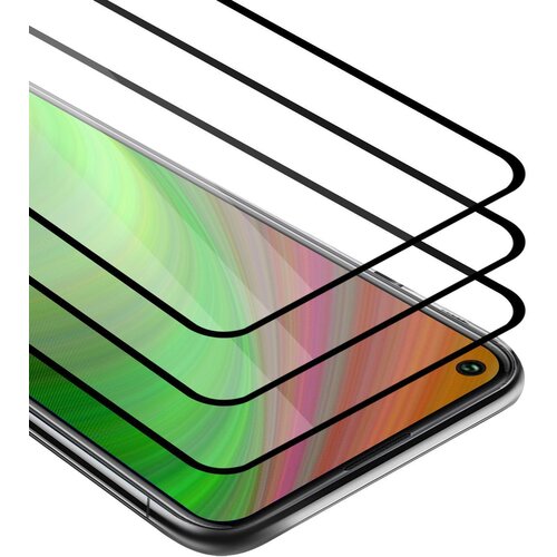  motorola one action - za&scaron;čitna folija v transparentno s čarno - 3-pack kaljeno steklo za za&scaron;čito zaslona s trdoto 9H in 3D dotikom, (20553296) Cene