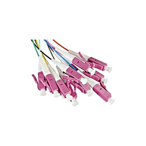 Schrack FO Pigtail LC/UPC,OM4,u bojama,2m,CLASSIC,12 komada Cene