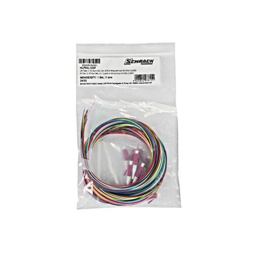 Schrack FO Pigtail LC/UPC,OM4,u bojama,2m,CLASSIC,12 komada Slike