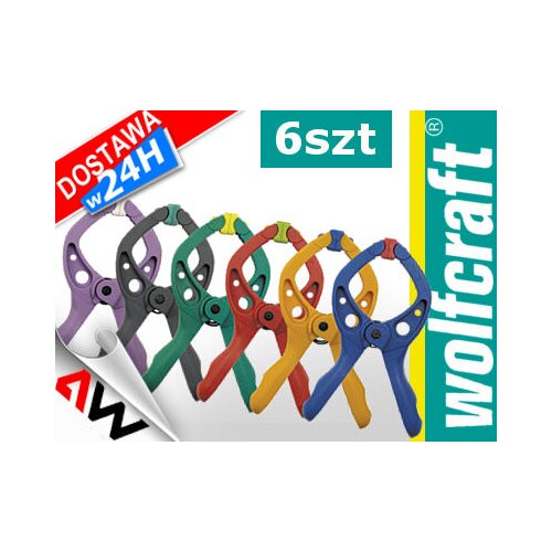 Wolfcraft Spring Squeezing 20 mm 6pcs, (21110730) Slike