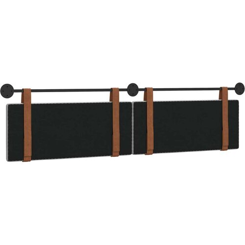  Držeće uzglavlje Zidne Oblačnosiva 210 x 55 x 5 cm Antikni PU - Siva boja oblaka 200 cm bez LED Slike