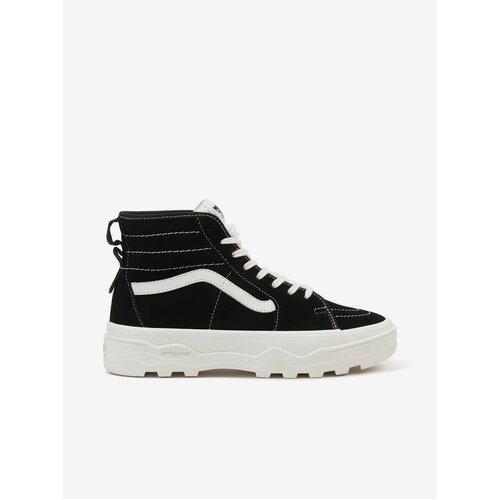 Vans UA Sentry SK8-Hi Black Ankle Leather Sneakers - Ladies Slike
