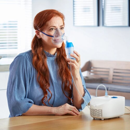 Omron X102 Total 2-v-1 inhalator z nosno prho (NE-C102-EO) Slike