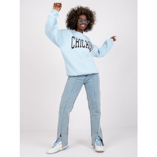 ex moda Sweatshirt-EM-BL-617-C.29X-light blue Cene