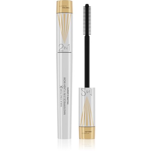 Max Factor Masterpiece Lash Wow maskara za produljenje, uvijanje i volumen sa četkicom 2 u 1 nijansa Black 7 ml Cijene