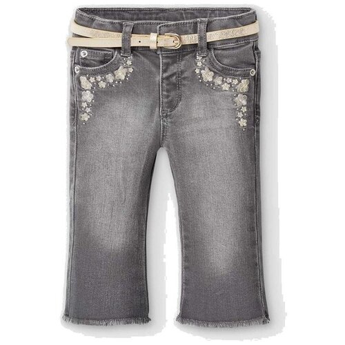 Mayoral Jeans flare 2590 Pantal&oacute;n campana Gris pisana Cene