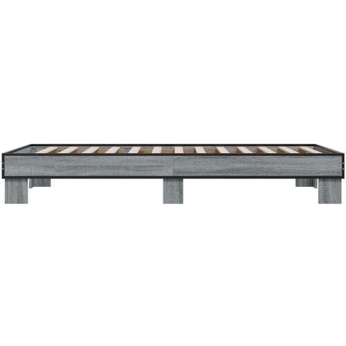 VidaXL Okvir za krevet boja hrasta 75 x 190 cm od konstruiranog drva Slike