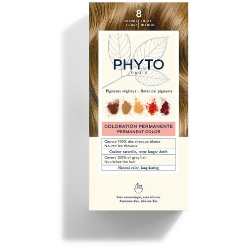 Phyto color 8 light blonde farba za kosu Slike