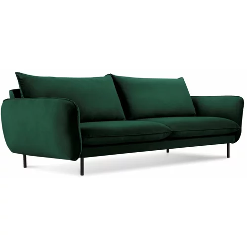 Cosmopolitan Design Zelen žameten kavč Vienna, 200 cm
