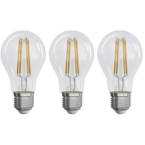 Emos komplet 3x led sijalica filament A60 E27/5W/230V 4000K energetska klasa a Slike