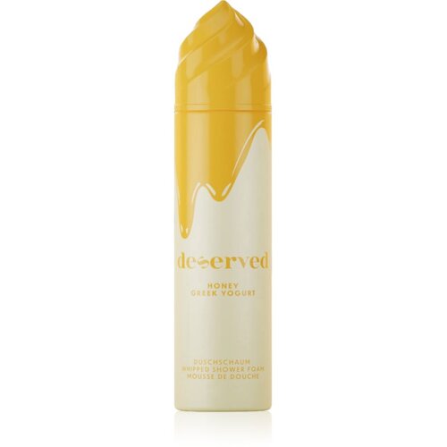 DESERVED Whipped Shower Foam Honey Greek Yogurt pjena za tu&amp;scaron;iranje za tijelo 250 ml Slike