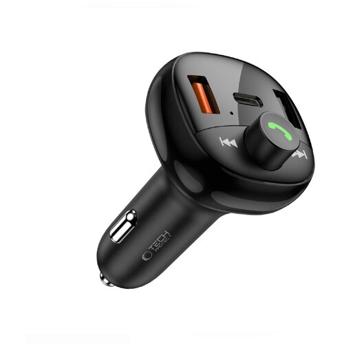 TECH-PROTECT Avto Polnilec CC06 PD72W Bluetooth Transmitter 2x USB, 1x USB-C Slike