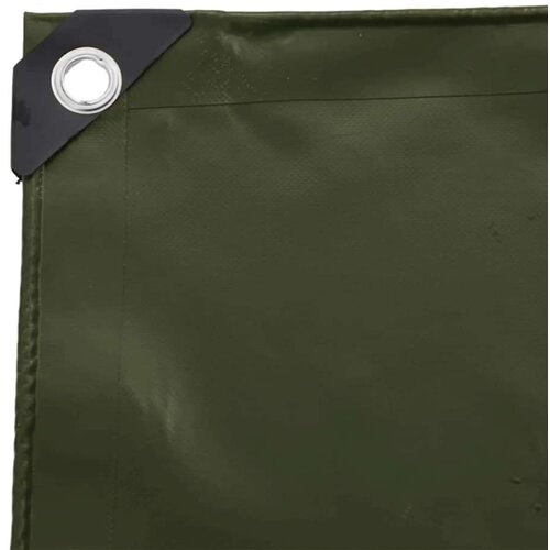 VidaXL Cerada 650g / m&amp;sup2; Maslinasto zelena 1,5 x 6 m Slike