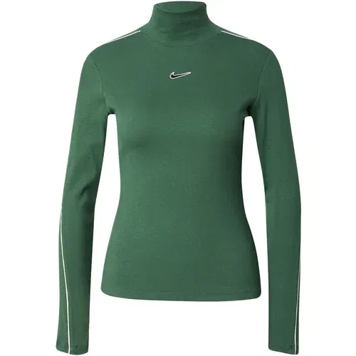 Nike Sportswear Majica zelena / črna / bela