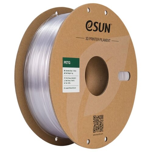 eSUN PETG Basic TRANSPARENTNA (Clear) 1kg 1.75mm PaperRoll (PETG-BASIC175T1P1) Cijene