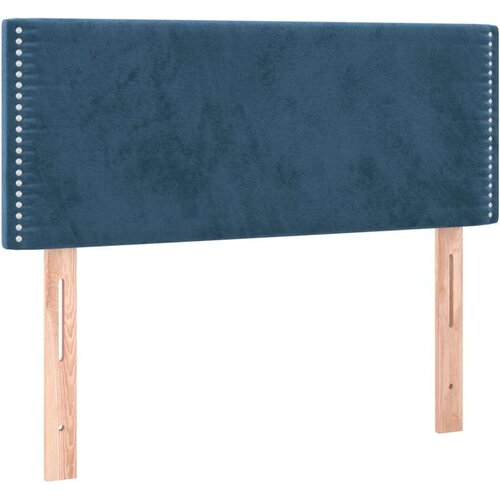 VidaXL Krevet s oprugama i madracem tamnoplavi 120 x 190 cm bar&amp;scaron;un Slike