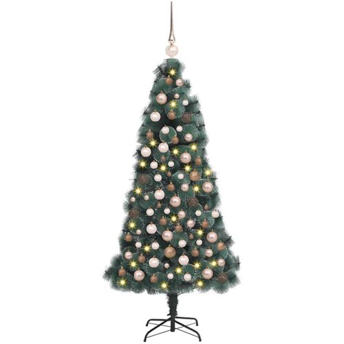  Umjetno božićno drvce S LED lampica Zelena 30 x 30 x 120 cm PET Slike