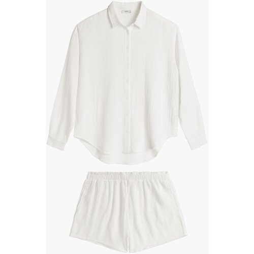 Atlantic Women&amp;#039;s terry pyjamas - ecru Slike