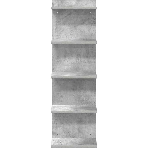  Polica na zidu 2 kom. Betonska siva 30 x 15 x 100 cm Slike
