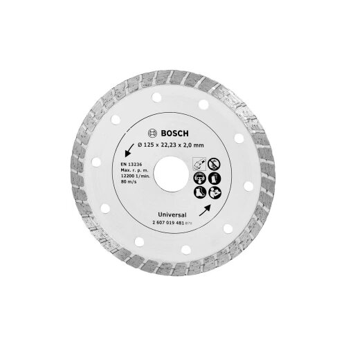 Bosch Dijamantska rezna ploča 2607019481, 125 mm Cene