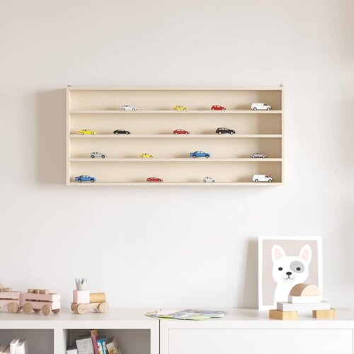 vidaXL Drvena vitrina za izlaganje Smeđa 80 x 8,5 x 36 cm Šperploča Cijene