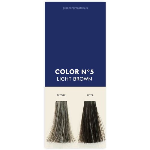 KEUNE Farba za bradu i kosu za muškarce, 60ml No.5 - Svetlo braon Cene