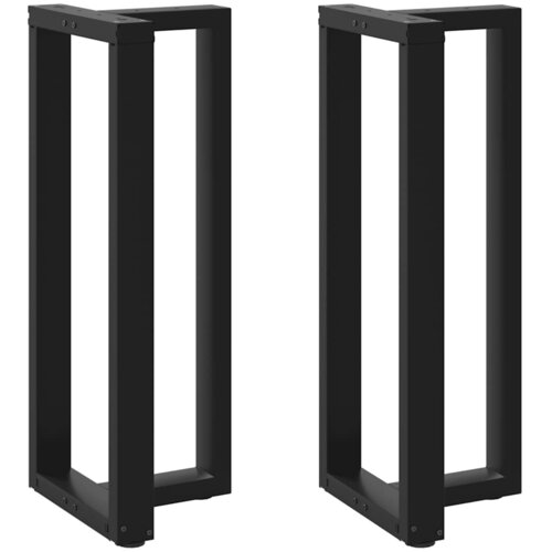  Noge za barski stol T-oblika 2 kom Crne 40x35x(100-101) cm Čelik Cene