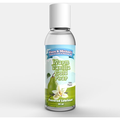 Vince &amp;amp; Michaels flavored lubricant warm vanilla gold pear 50ml Slike