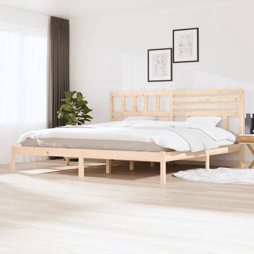 Furnova Posteljni okvir iz trdne borovine 200x200 cm, (21933985) Slike